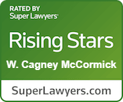 Rising Stars badge from Super Lawyers for W. Cagney McCormick, with SuperLawyers.com. Cagney McCormick Questions after Accidents
